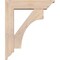 Ekena Millwork Westlake Traditional Smooth Bracket w/ Offset Brace, Douglas Fir, 5 1/2"W x 20"D x 24"H BKT0604X20X24WTL01SDF - alternate 2